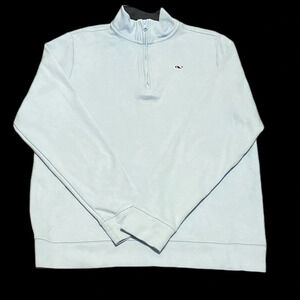 🐳 Vineyard Vines young mens baby blue quarter zip up pullover 🐳​